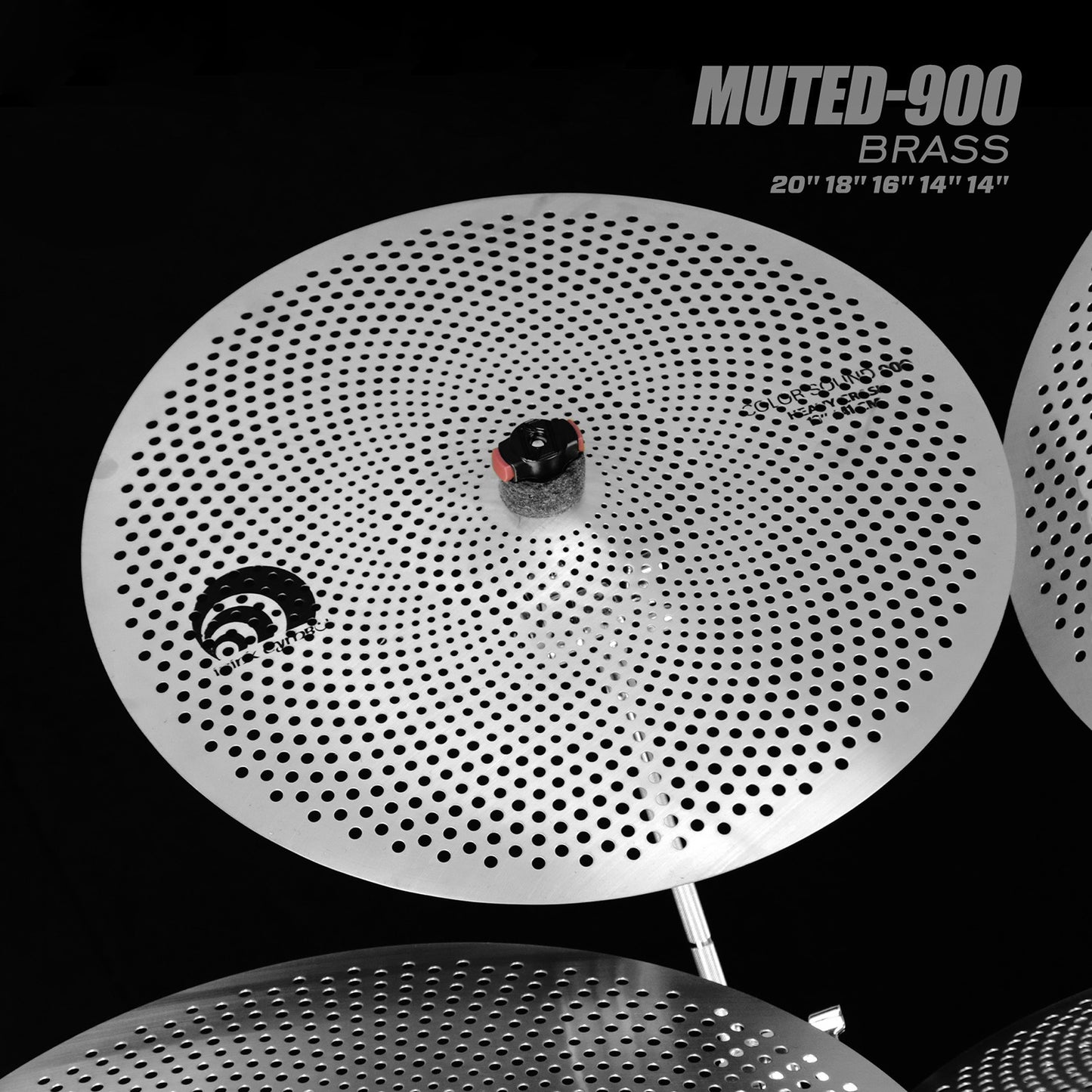 IZNiK-muted-900 BRASS Low Volume Cymbal Set