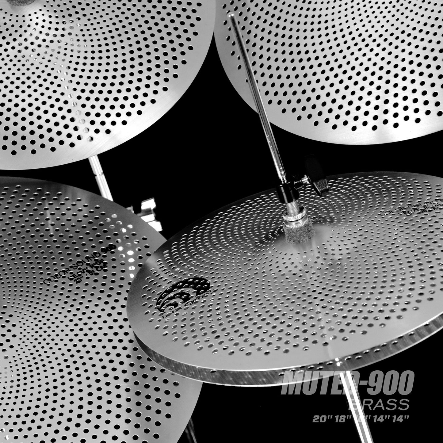 IZNiK-muted-900 BRASS Low Volume Cymbal Set