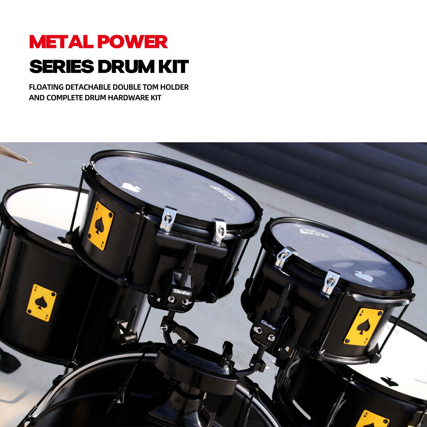 JBK - ACE Metal Power Drum Set