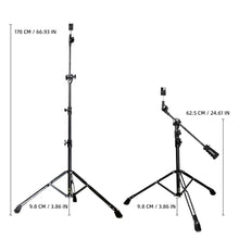JBK-Cymbal Boom Stand with Nickel Finish+ Cast Iron Counterweight Beatello