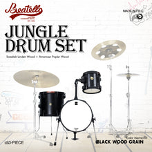 Jungle Drums – Batería profesional con cascos de abedul y suspensión