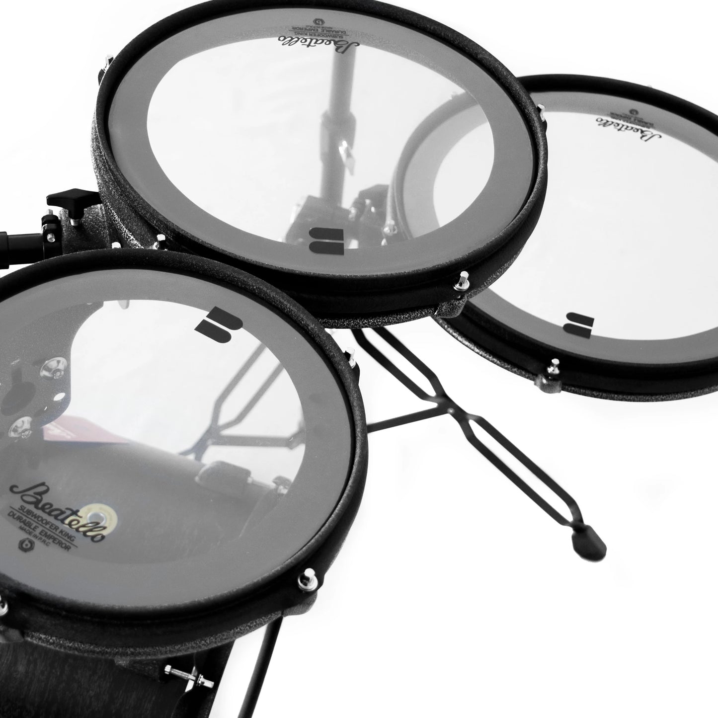 Jungle Pad 5-Piece Portable Drum Set, 14"