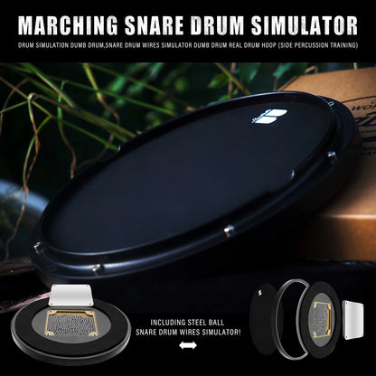 Marching Snare Drum Built-in 455 Steel Balls