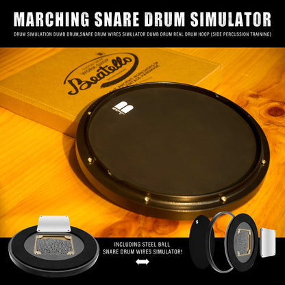 Marching Snare Drum Built-in 455 Steel Balls