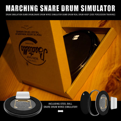 Marching Snare Drum Built-in 455 Steel Balls