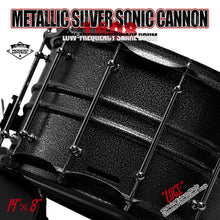 Metallic Silver Sonic Cannon-1408 Snare Drum