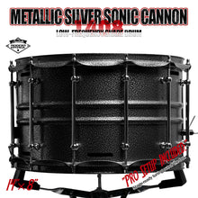 Metallic Silver Sonic Cannon-1408 Snare Drum