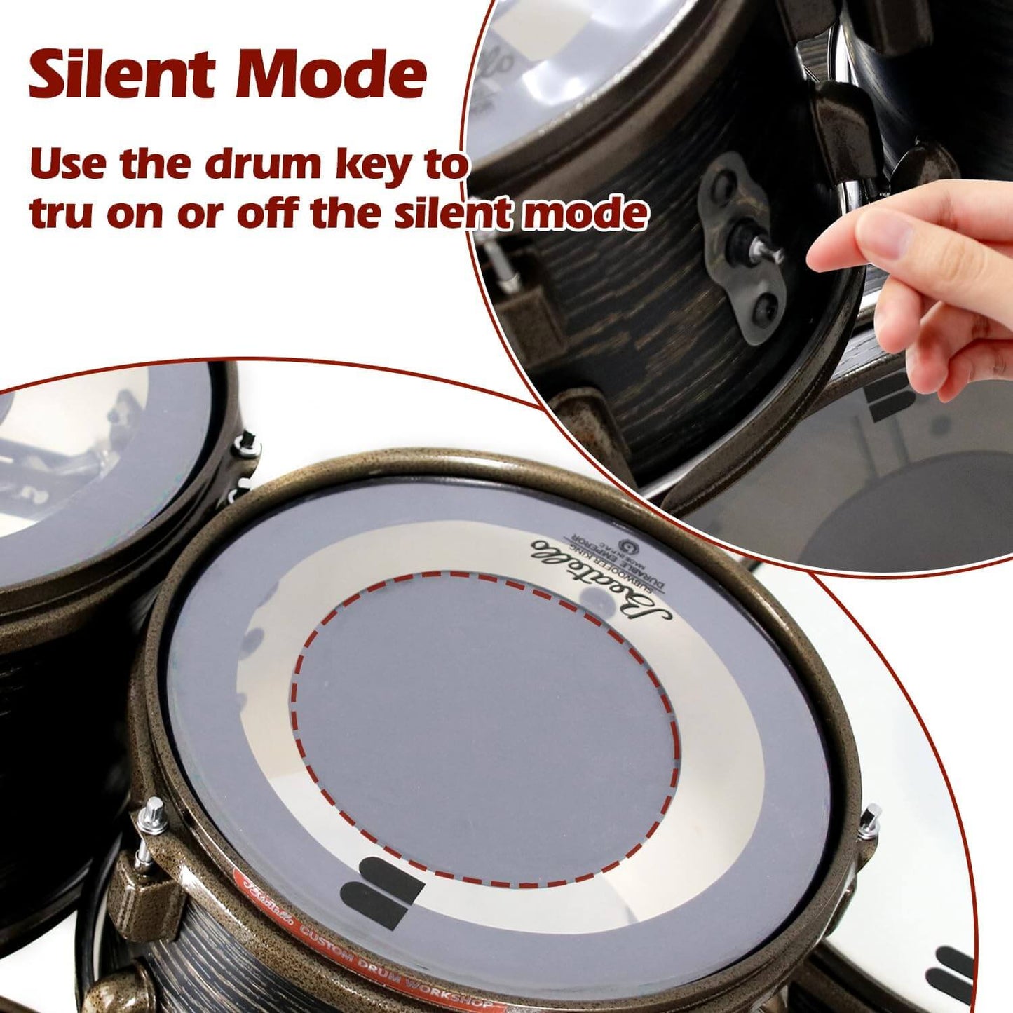 JBK- Muffler Drum Set 518 Series