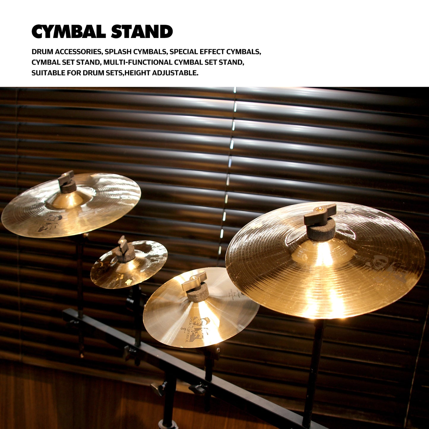 Multifunctional Cymbal Stand