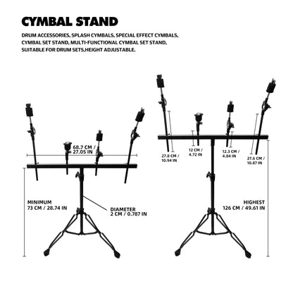 Multifunctional Cymbal Stand