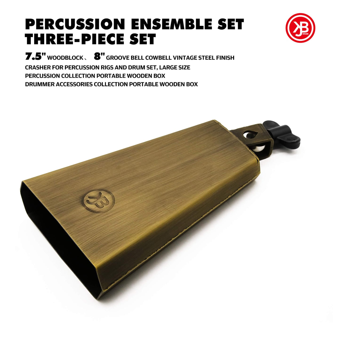JBK Percussion Collection Portable Wooden Box
