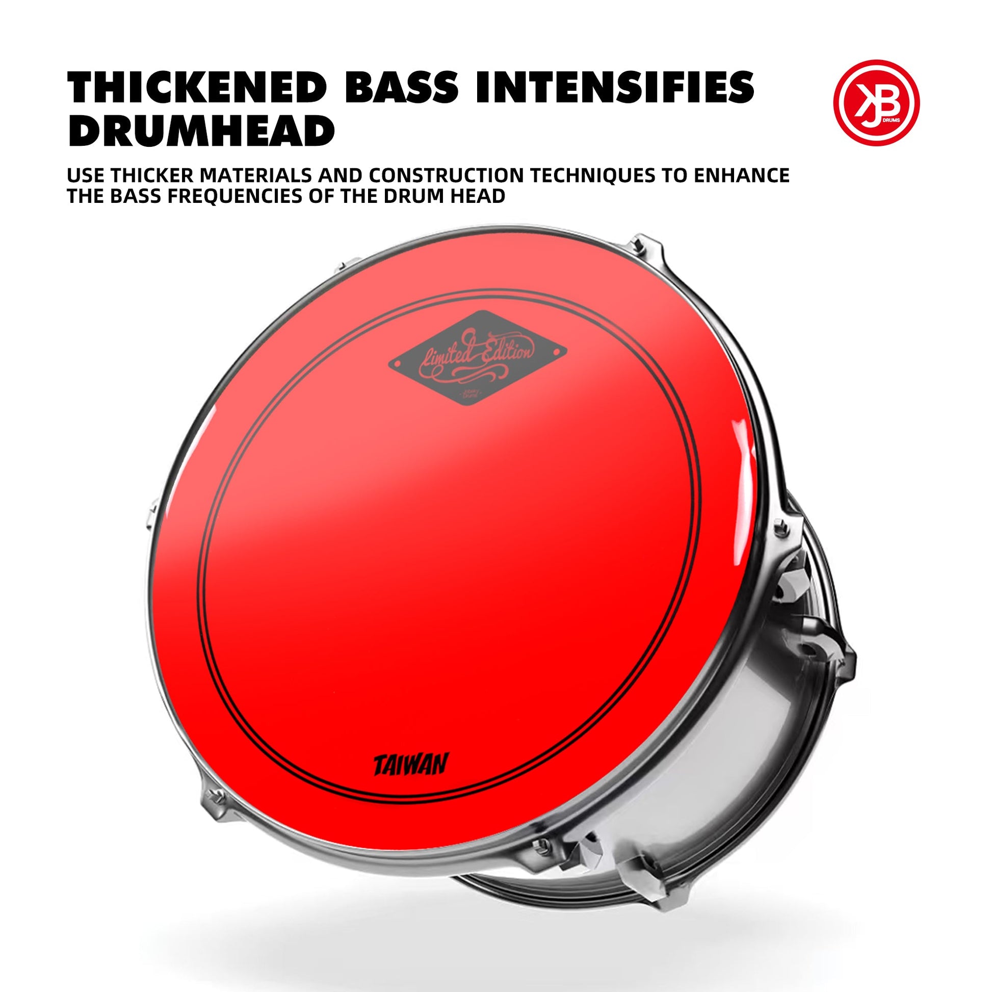 22-Inch Bass Drumhead & 16-Inch Snare Drumhead | Beatello Drum Heads Beatello