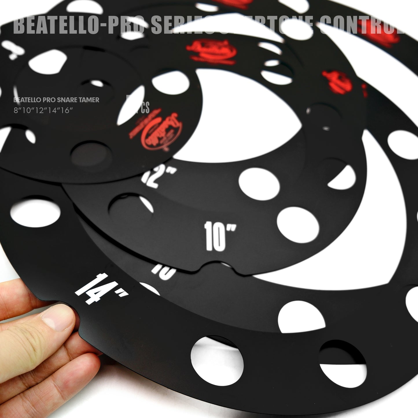 Beatello-Reso Rings & Low-End Enhancers Drum Mute 5pcs