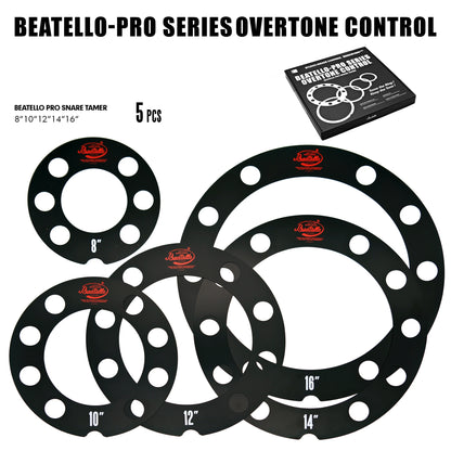 Beatello-Reso Rings & Low-End Enhancers Drum Mute 5pcs