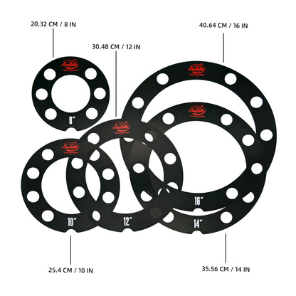 Beatello-Reso Rings & Low-End Enhancers Drum Mute 5pcs