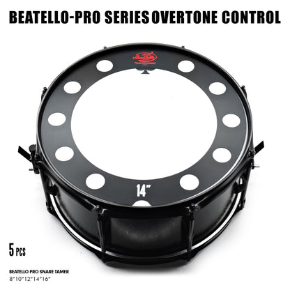 Beatello-Reso Rings & Low-End Enhancers Drum Mute 5pcs