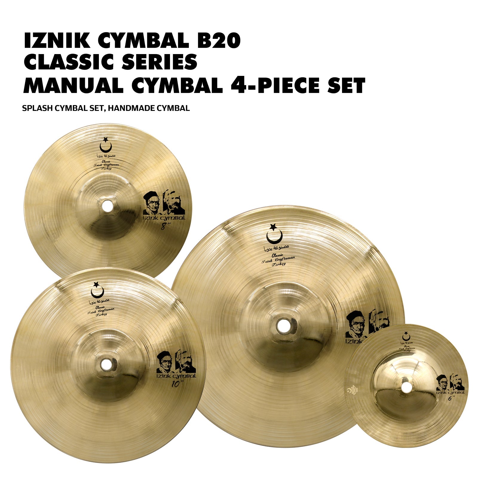 Beaello-Handmade Classic Splash Cymbal Set Beatello workshop