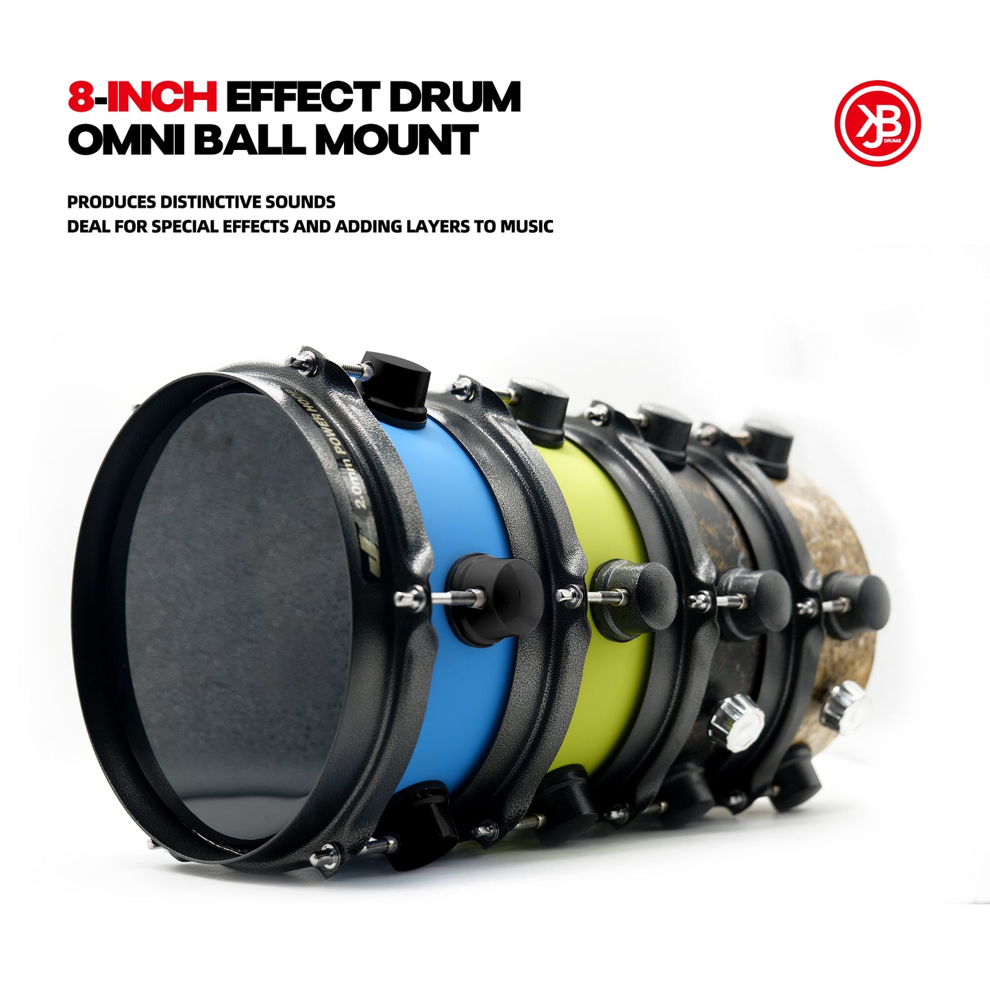 8-IN Snare Drum With a Gimbal Ball Drum