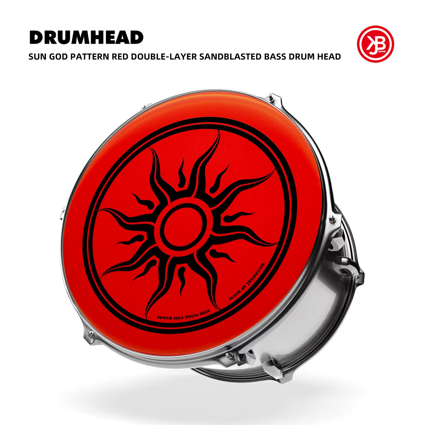 Sun God Pattern 14 In Snare Drum Head