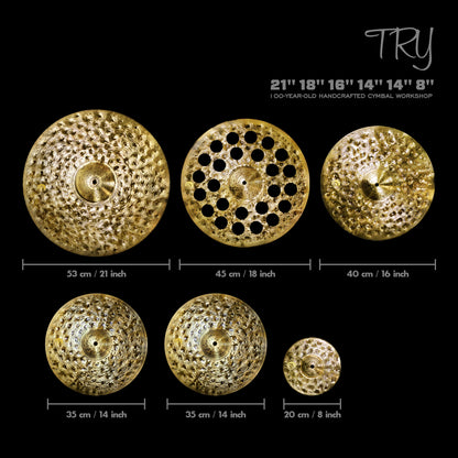 TRY series HANDMADE Cymbal Set