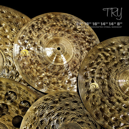 TRY series HANDMADE Cymbal Set
