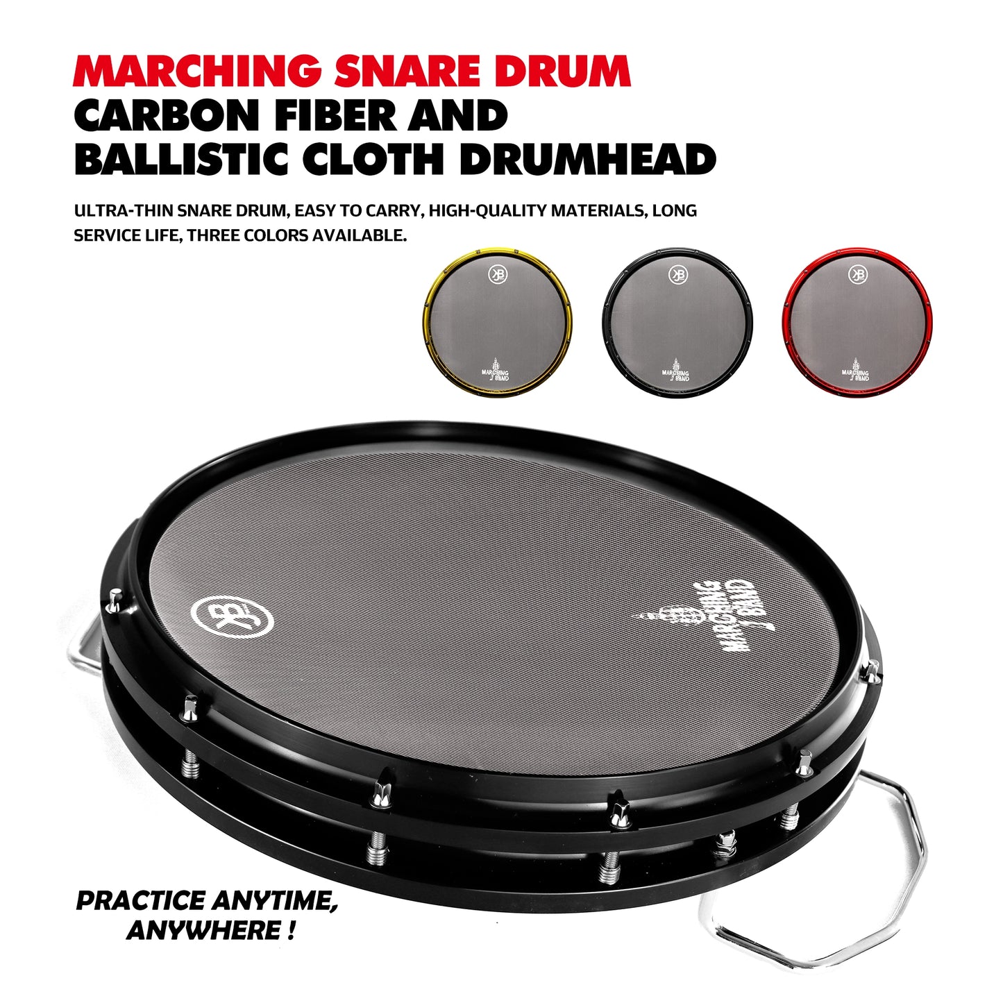 Ultra-thin Marching Snare Drum