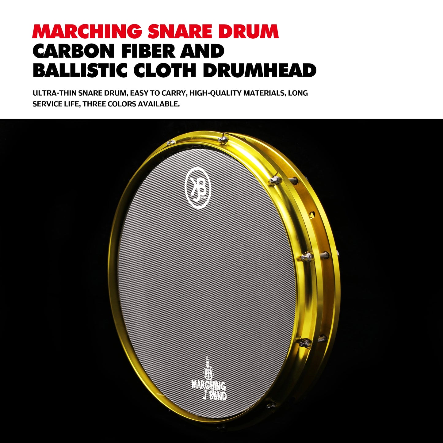 Ultra-thin Marching Snare Drum