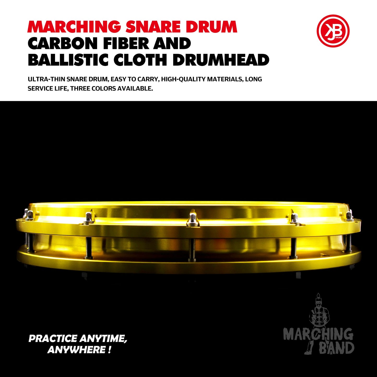 Ultra-thin Marching Snare Drum Beatello