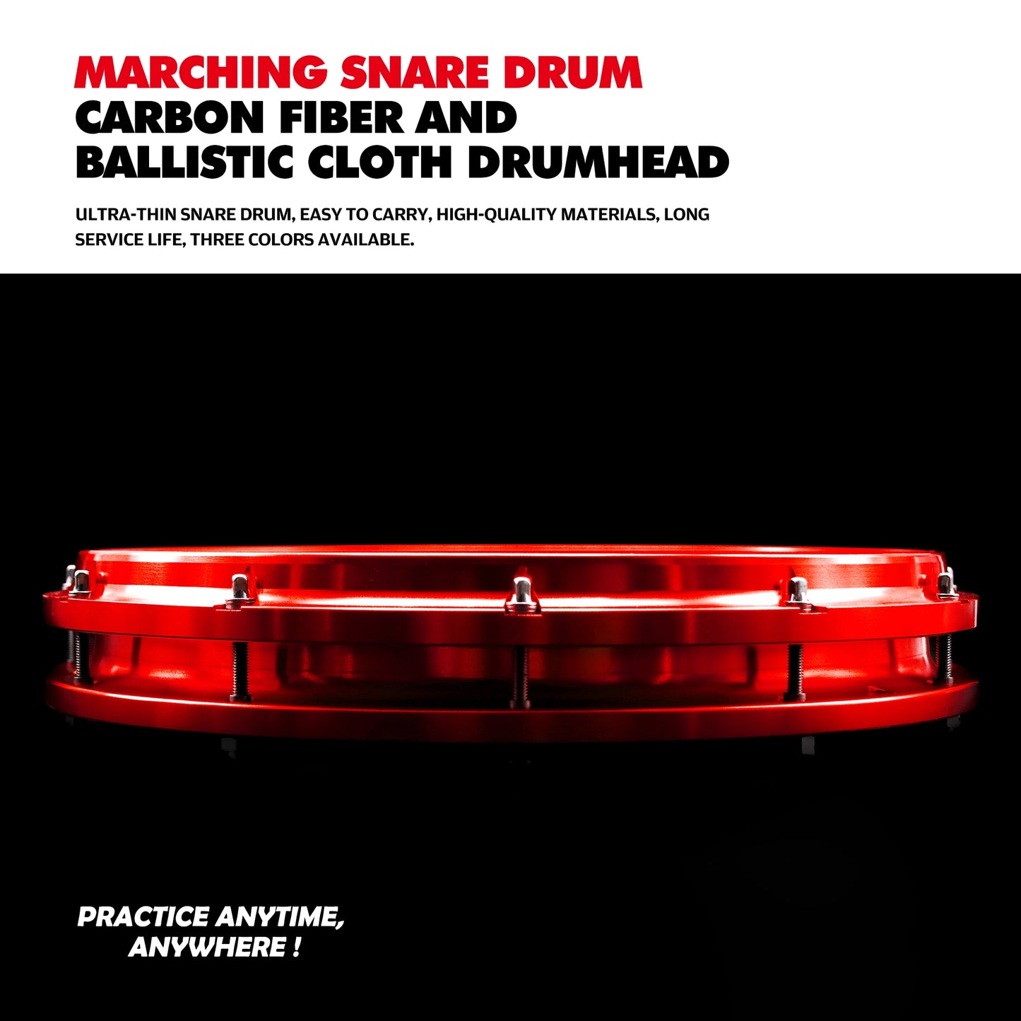 Ultra-thin Marching Snare Drum