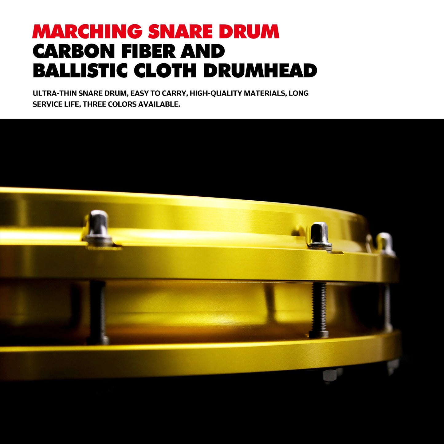 Ultra-thin Marching Snare Drum