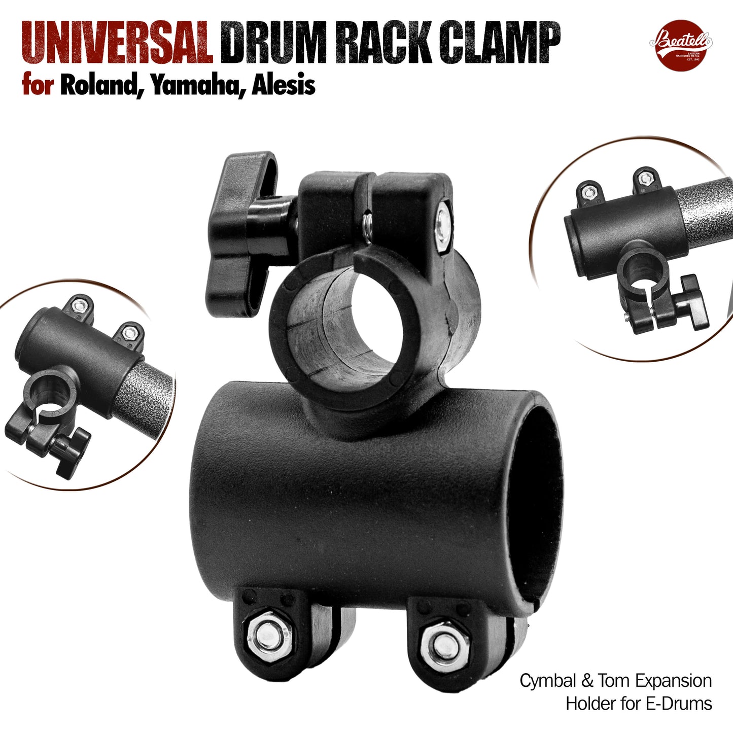 Universal Drum Rack Clamp For Roland,Yamaha,Alesis