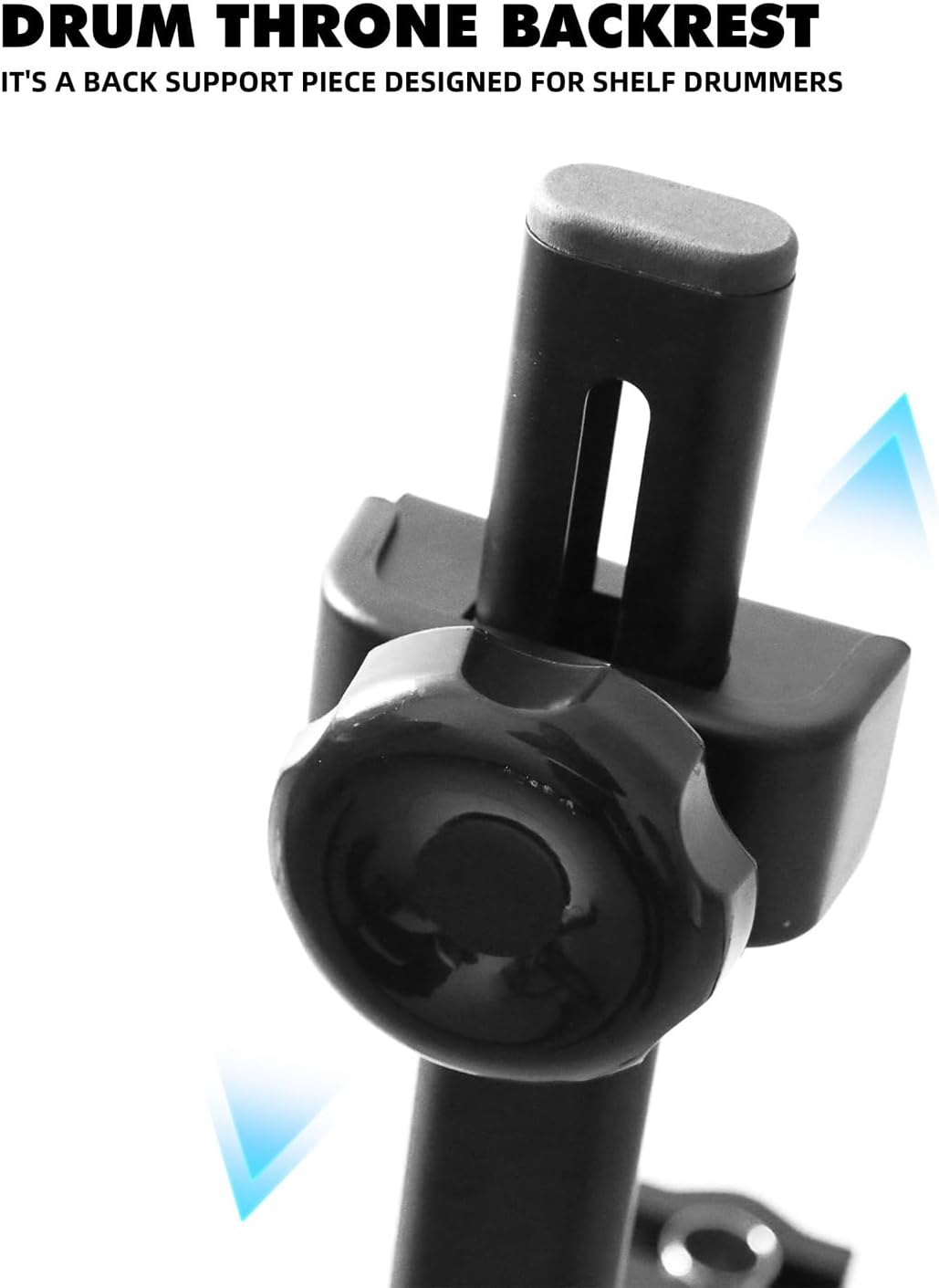 Universal Drum Throne Backrest – Adjustable & Removable
