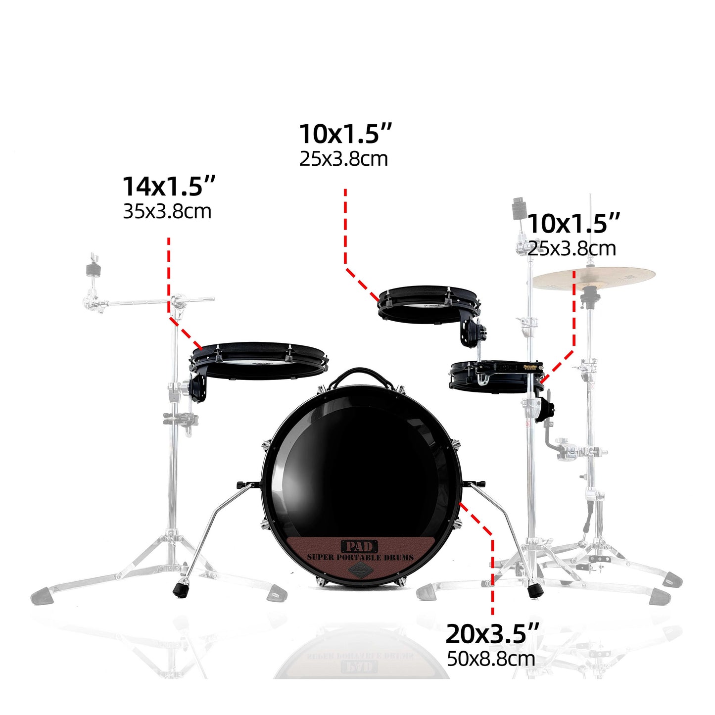 Ultra Portable Travel Drum Pad Kit