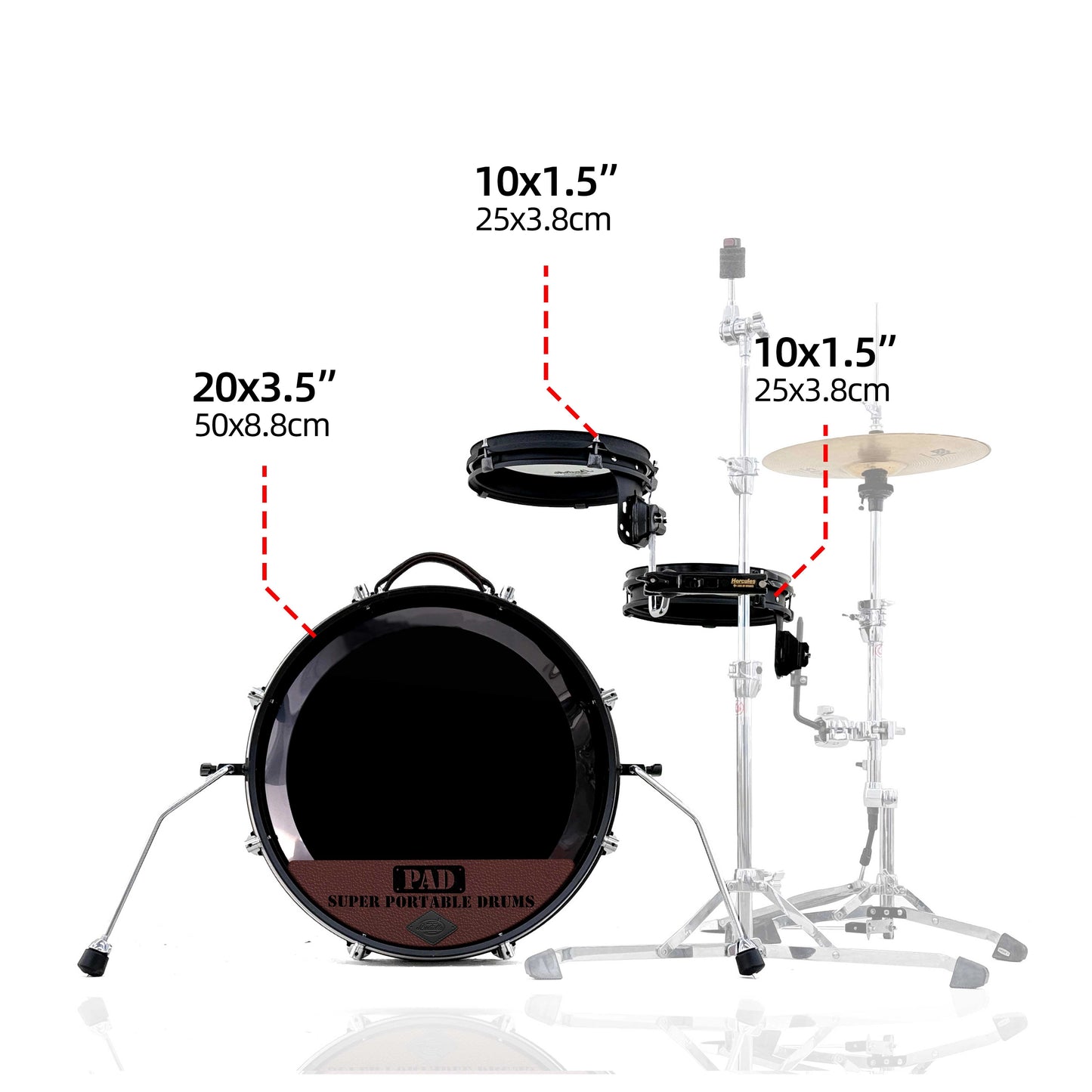 Ultra Portable Travel Drum Pad Kit