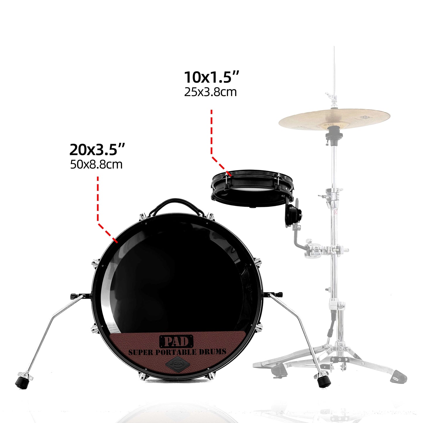 Ultra Portable Travel Drum Pad Kit