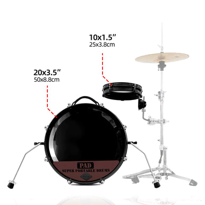 Ultra Portable Travel Drum Pad Kit