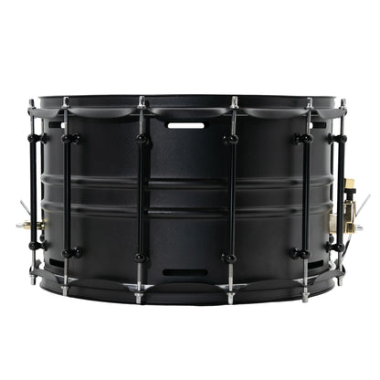Black Steel Cannon Snare Drum, 14×8"