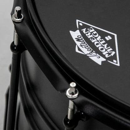 Black Steel Cannon Snare Drum, 14×8"