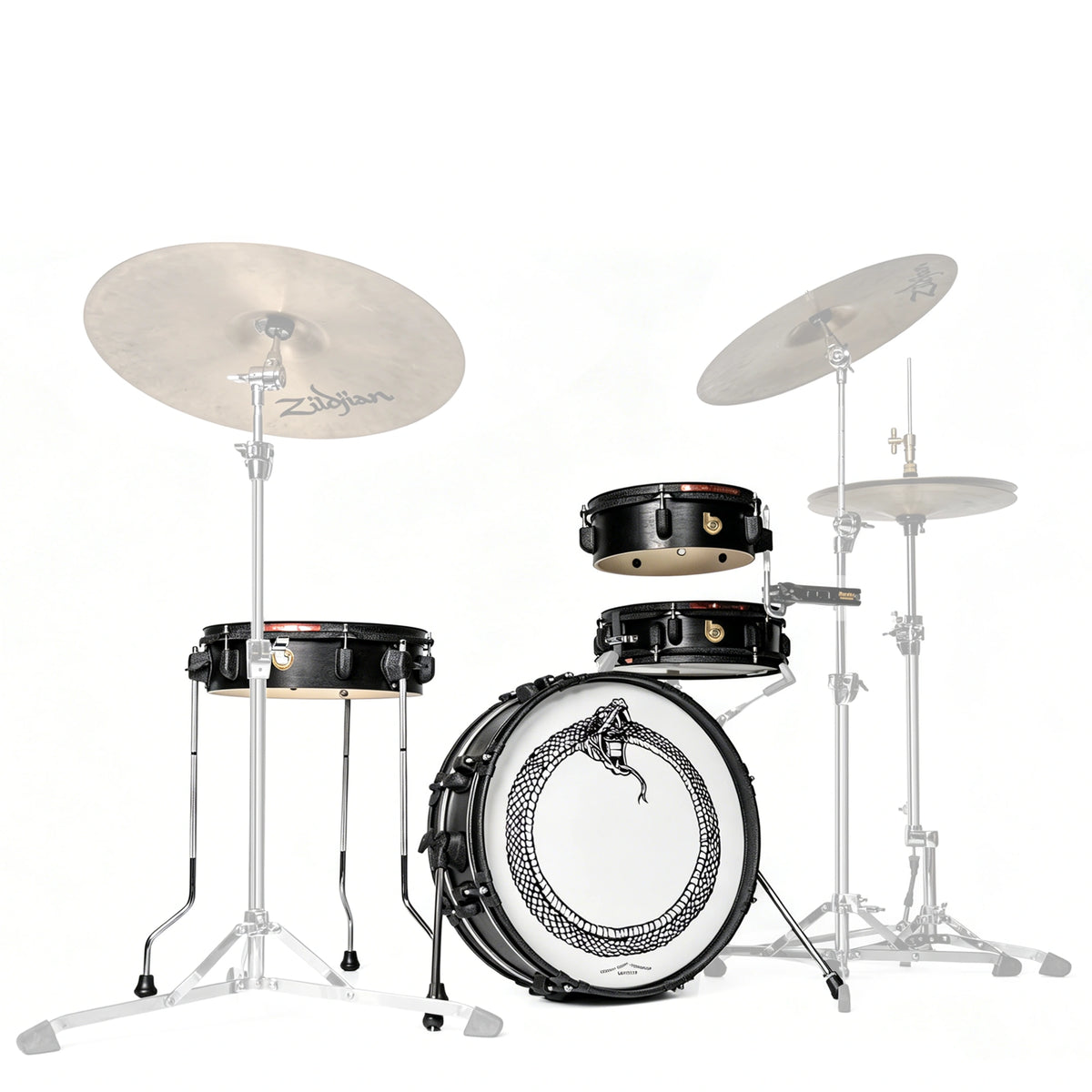 Club Series 4-piece Travel Drum Set,  18"