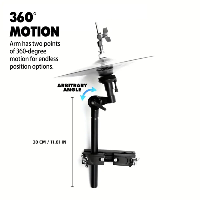 X-Hat Auxiliary Hi-Hat Boom Arm & Clamp