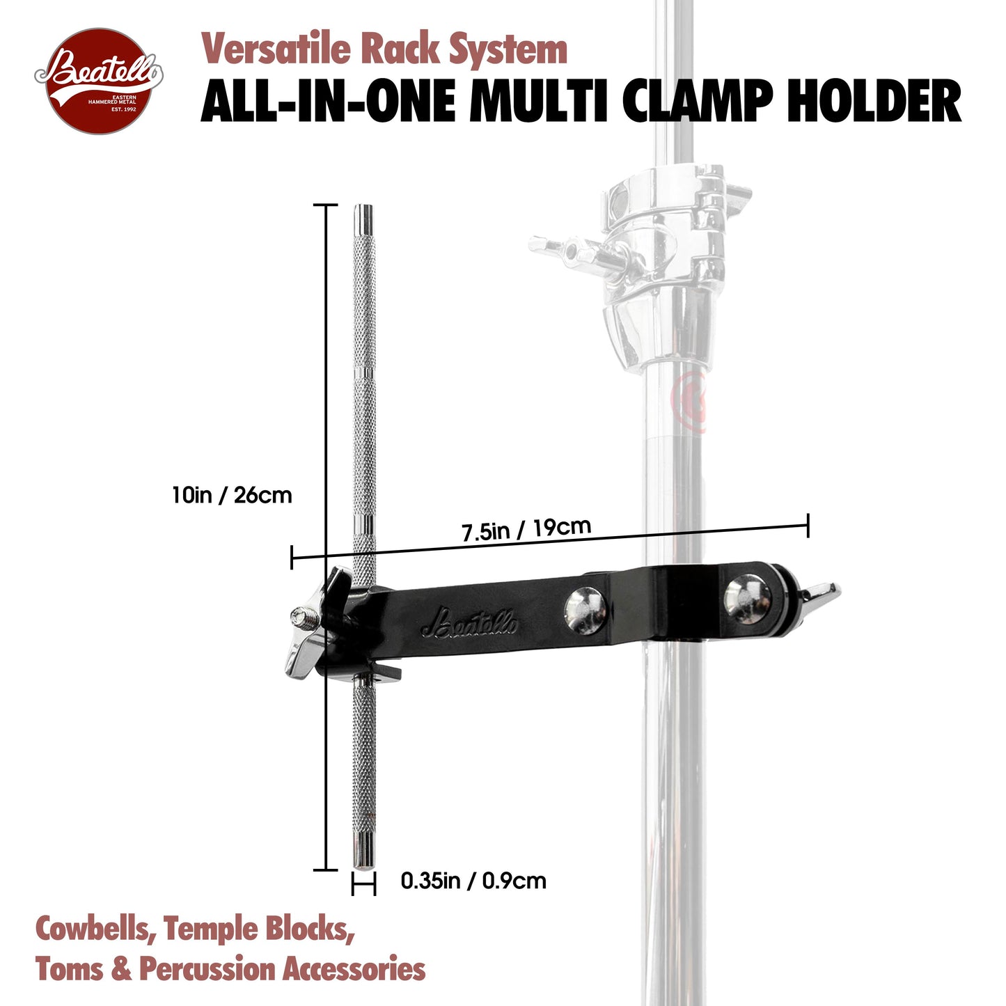 Beatello Cymbal Arm with Clamp