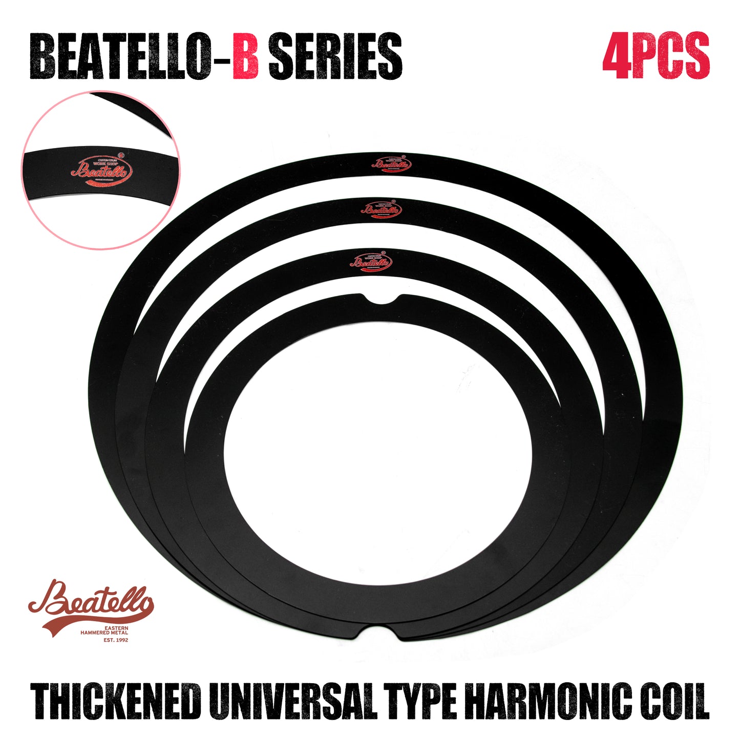 Beatello 4Pcs Pro Muffling