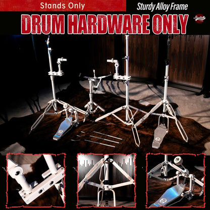 Drum Hardware white