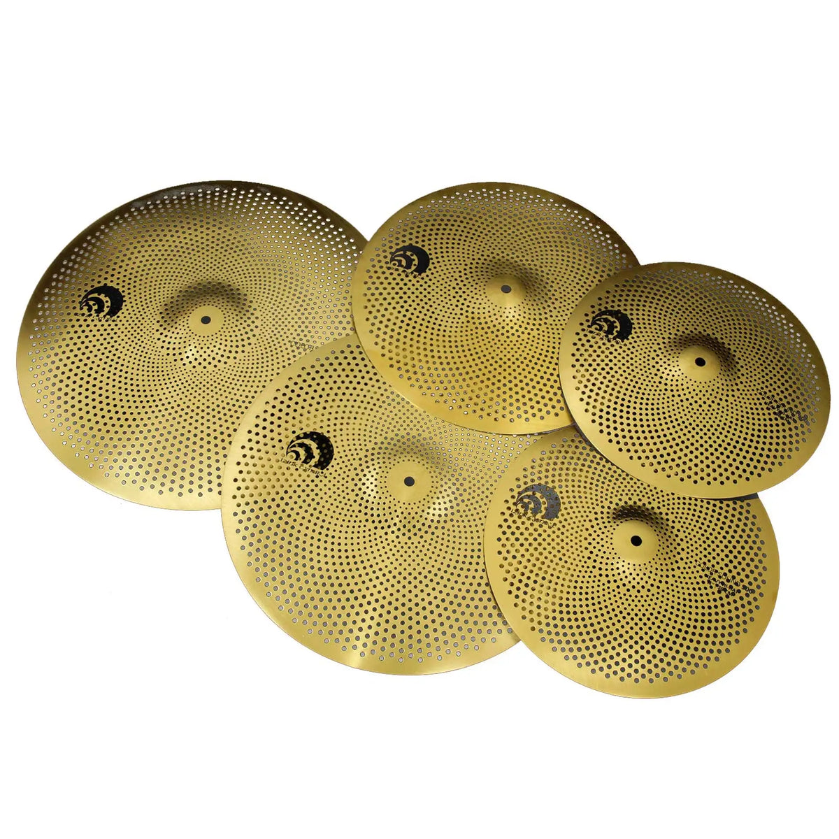 Mute 5-Piece Low Volume Cymbal Set