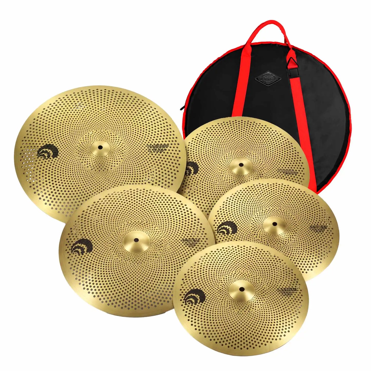 Mute 5-Piece Low Volume Cymbal Set