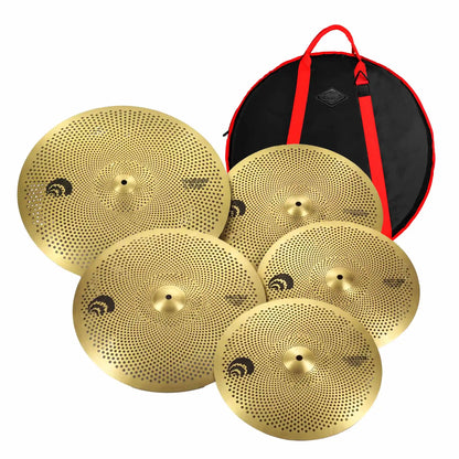 Mute 5-Piece Low Volume Cymbal Set