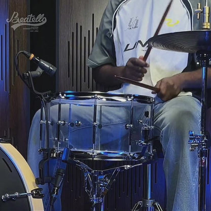 Crystal Acrylic Snare Drum,14×8"