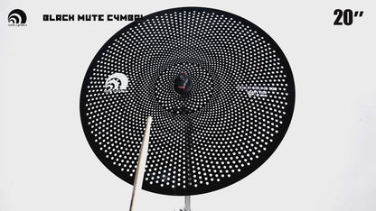 IZNIK Low Volume BLACK  series Mute Cymbal Set  5PCS