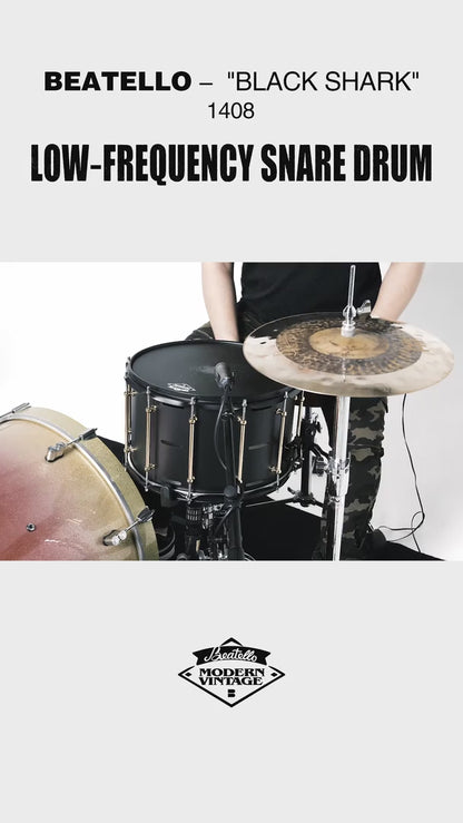 14x8 Black Shark Snare Drum